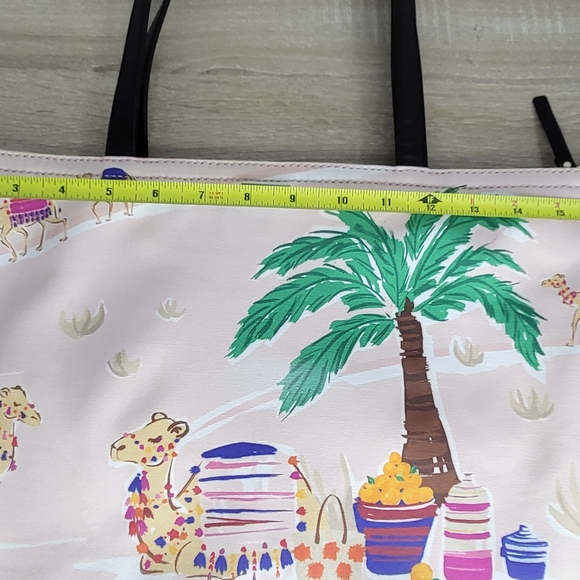 Kate Spade Cream and Black Whimsical Tote - Picture 12 of 16